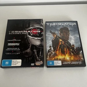 Terminator Quadrilogy + Genisys - 5 Movie DVD Disc Box Set Bundle Region 4 - Picture 1 of 14