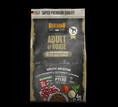 Belcando Adult GF HORSE 4 kg Trockenfutter Hundefutter getreidefrei Pferd - Bild 1 von 3