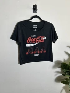 Coca Cola T Shirt Stranger Things Black Red White Size Unisex XS - Picture 1 of 6