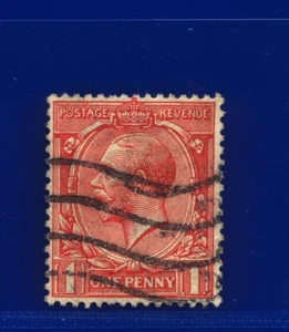 SG361 1913 1d Scarlet-Vermilion N16 (14) buen usado gato £50 ecyx - Imagen 1 de 3