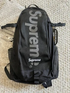 Mochila Supreme SS20 Negra - Nueva Con Etiquetas - Imagen 1 de 9