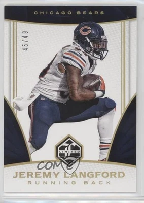 2016 Panini Limited Spotlight Gold /49 Jeremy Langford #36 - Image 1 of 2