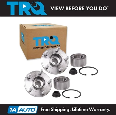 TRQ Front Wheel Bearing & Hub Kit Fits 2013-2018 Ford C-Max 2012-2018 Focus - Image 1 of 4