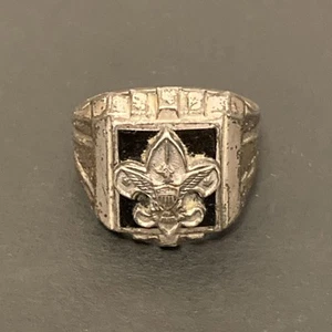 Vintage Boy Scouts of America Sterling Silver Ring - Picture 1 of 10