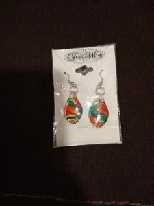 Just To Wear Dangle Earrings Multicolored - Picture 1 of 3