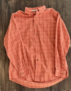 LL Bean Traditional Fit Wrinkle Free Button Up Shirt Men Med 269337 Kennebunk - Picture 1 of 6