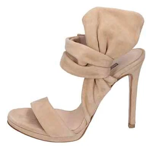 scarpe donna ALBANO EU sandali beige camoscio 2249 DE410 ap) - Imagen 1 de 3