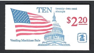 US NICHT EXPLODIERTE Broschüre # BK145, Flagge über Capitol Kuppel, sehr guter Zustand og nh - i kombiniere Versand - Bild 1 von 1