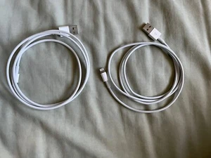 2 Apple neuves d'origine 3 pieds Câble Lightning vers USB (1m) - Blanc - Photo 1 sur 1
