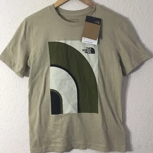 The North Face Graphic Twill Beige Top T-Shirt Girl’s Sz M 10-12  - Picture 1 of 4
