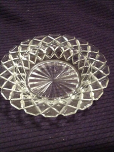 ANTIQUE GLASS BUTTER DISH - Picture 1 of 3