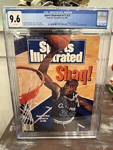 SHAQUILLE O'NEAL 11/20/92 Shaq! SPORTS ILLUSTRATED CGC Graded 9.6 Top 5!