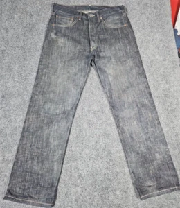 Levi's Pants 501 Knight Blue 32x30  Shrink to Fit 00501 0669  100% Cotton - Picture 1 of 10