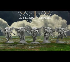 Angelic Knights Ophanim 32mm sci-fi fantasy miniature for tabletop games grimdar - Picture 1 of 7