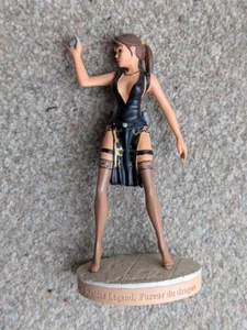 Lara Croft Figure Fureur Dragon sexy stockings black dress Tomb Raider gift 39 - Picture 1 of 5