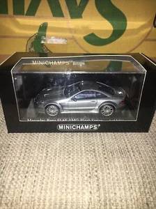 Minichamps 1/43 Mercedes Benz SL65 AMG Black Series ~ Grey Metallic New - Picture 1 of 4