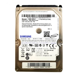 Disque dur interne 12,5 mm Samsung 1 To HM100UI 5400 tr/min 8 Mo SATA 2,5" - Photo 1/4