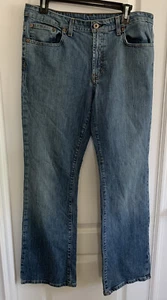 Ralph Lauren Polo Jeans Company Womens Stretch Low-Rise Boot Cut 14 x 32 Blue - Picture 1 of 10
