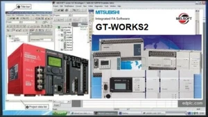 Gt-Works2 Industrial Automation Programming Software for PLC MELSEC Q, L, F MIT - Picture 1 of 7