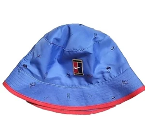 UNISEX NIKE ROLAND GARROS REVERSIBLE BUCKET HAT CRIMSON BLUE CU6441-478 M/L - Picture 1 of 6