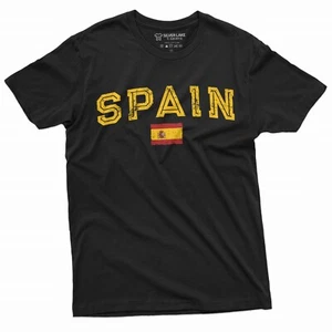 Spain España T-shirt Spanish Flag Coat of arms National Patriotic Tee Shirt Tee - Picture 1 of 8