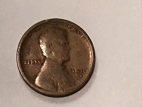 1910 S Lincoln Wheat Penny NO (L) iberty Liberty (Mint Error) Cover