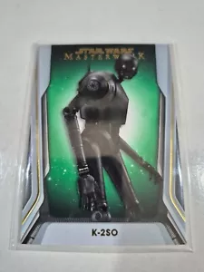 2021 Star Wars Masterwork GREEN PARALLEL CARD Alliance Droid K-2SO #57 85/99 - Picture 1 of 2