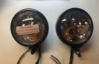 4.5 Inch Black Spotlight with turn signal combo light for Harley