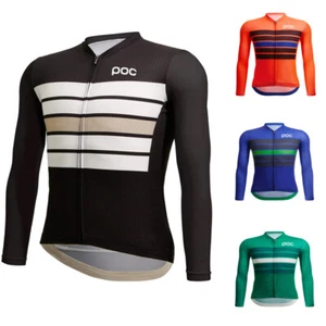 2025 Hombres Equipo de Ciclismo Camiseta Ciclismo Manga Larga Camisetas Camiseta Bicicleta Jersey - Imagen 1 de 20