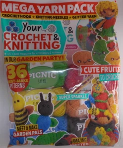 Your Crochet & Knitting magazine #53 2025 Mega Yarn Pack inc 6 Yarns & needles - Picture 1 of 1