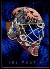 2001-02 Be a Player Between the Pipes The Mask Martin Biron R90