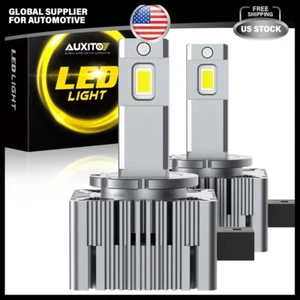 2PCS D3S D3R LED Headlight Bulbs 120W 6000K Super White HID Xenon Replacement - Picture 1 of 7