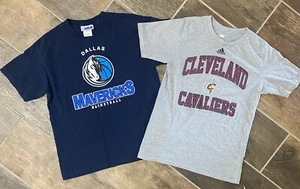 Youth/Kids Large Lot NBA Basketball T-Shirt Dallas Mavericks Cleveland Cavaliers - Picture 1 of 8