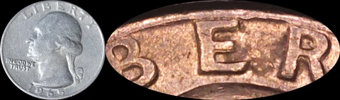 1965 Washington Quarter Double Die Obverse Cover