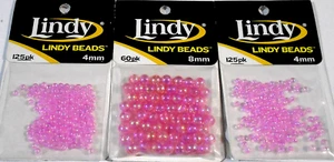 Cuentas Lindy Tackle de 8 mm y 4 mm (loy de 3-60/125 por paquete) - Imagen 1 de 1