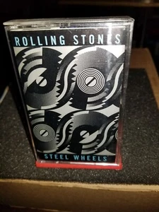 Rolling Stones- Steel Wheels vintage (cassette tape) πΌ 1989 PLAYTESTED π VGC - Picture 1 of 10