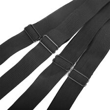 (Black)Bed Sheet Holder Anti Slip Fixing Buckle Adjustable Elastic Straps HOT SL