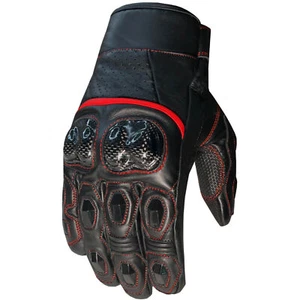 Guantes de moto de cuero de vaca premium para hombre Crucero Montar Carreras callejeras - Imagen 1 de 19