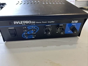 pyle stereo power amplifier 2x75 watts - Picture 1 of 7