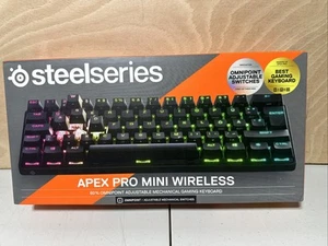 Steelseries Apex Pro Mini Wireless Mechanical RGB Gaming Keyboard 60% New Sealed - Afbeelding 1 van 8