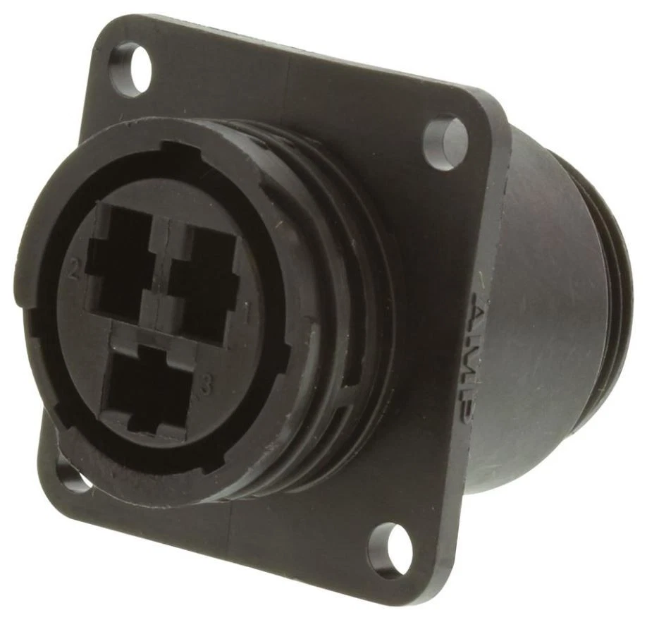 AMP - TE CONNECTIVITY - Receptacle, for Socket Contact, 3 Way - Image 1 of 1