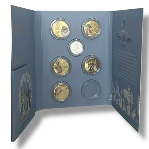 Whiskers And Tales Peter Rabbit Complete 2025 Coin Collection Folder Set - Bild 1 von 8