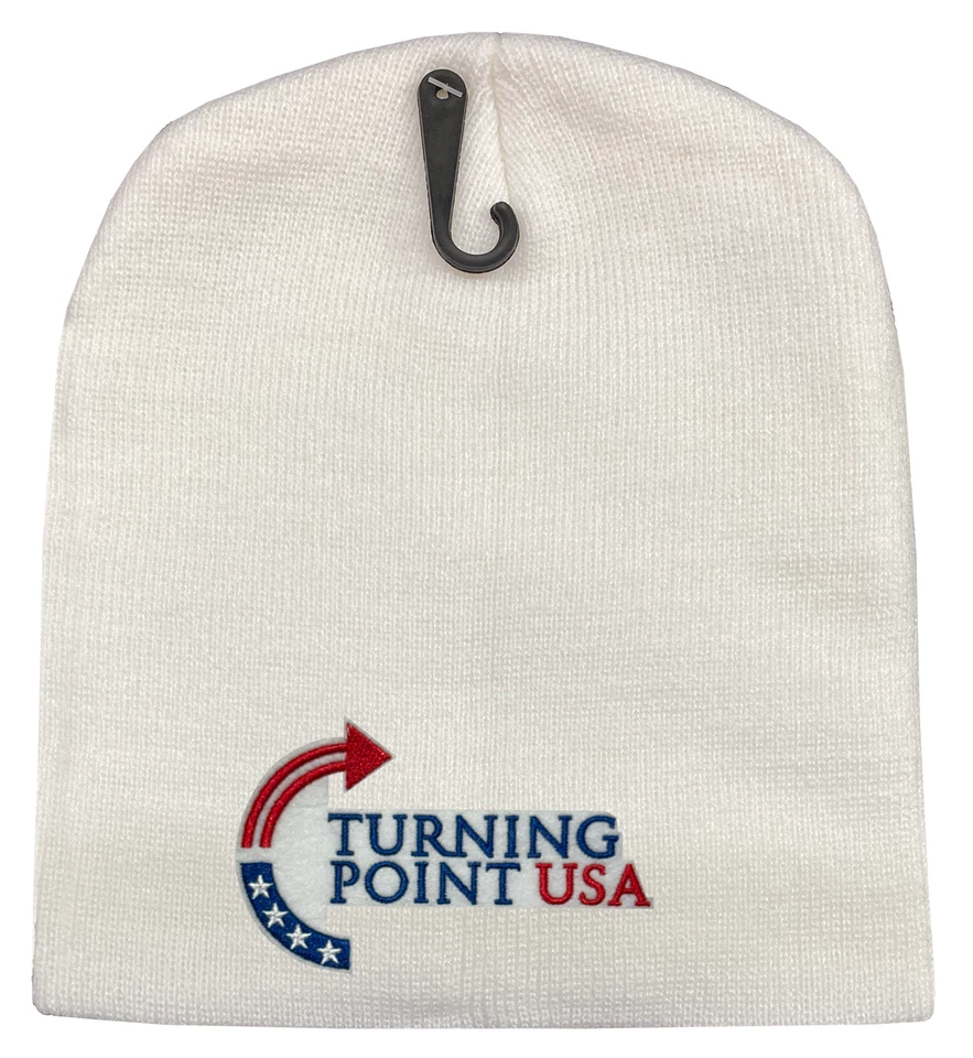 TURNING POINT USA CHARLIE KIRK Gorros Puño Corto Gorra de Esquí Tejido Invierno Sombrero Lote Foto 1 de 1