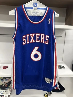 Camiseta SIXERS ERVING #6 - 76ers NBA Madera Dura MITCHELL & NESS Talla XL Foto 1 de 4