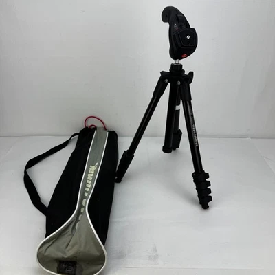 Manfrotto MKC3-H01M 60" Compact Series Adjustable Tripod w/ Grip Head & Bag - Image 1 of 4