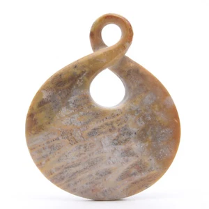 50mm Pendant Necklace Fossilised Coral Natural Handmade Healing Reiki - Picture 1 of 2