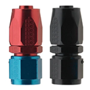 Fragola -16AN Straight Pro-Flow Hose End - Black - Picture 1 of 1