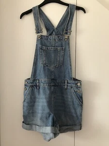 Denim Shorts Dungarees New Look Size 10 - Picture 1 of 4