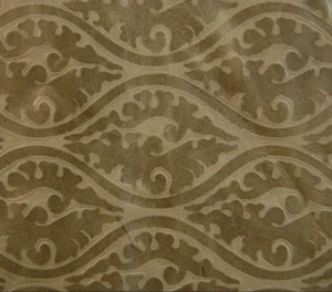 6 sf Gray Flowers DISTRESSED 2.5 oz Upholstery Cow Hide Leather Skin Piece X34X - Picture 1 of 5