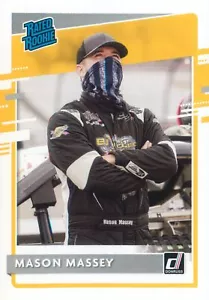 Mason Massey RC 2021 Panini Donruss Racing NASCAR Rated Rookie Base Card #32 - Picture 1 of 2